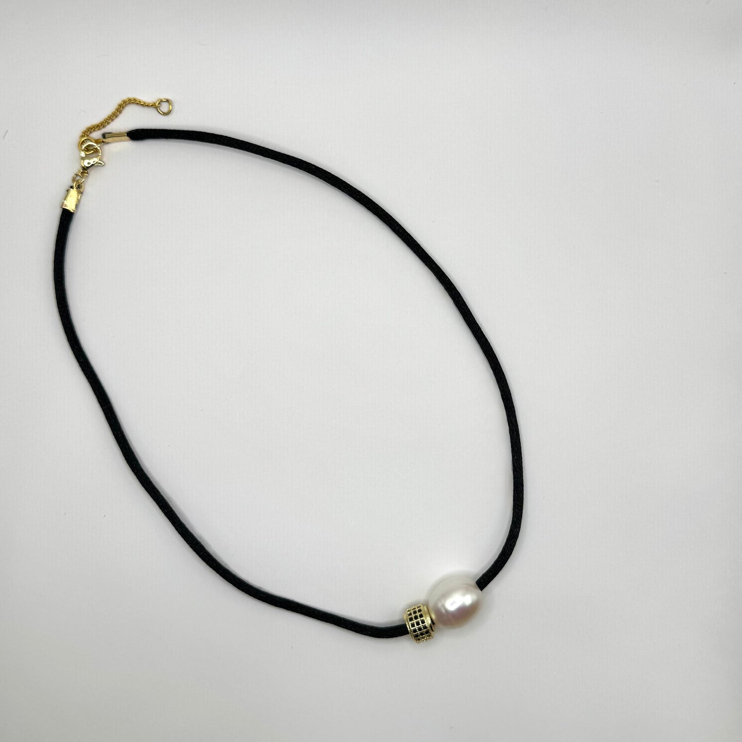 Black Pearl Necklace