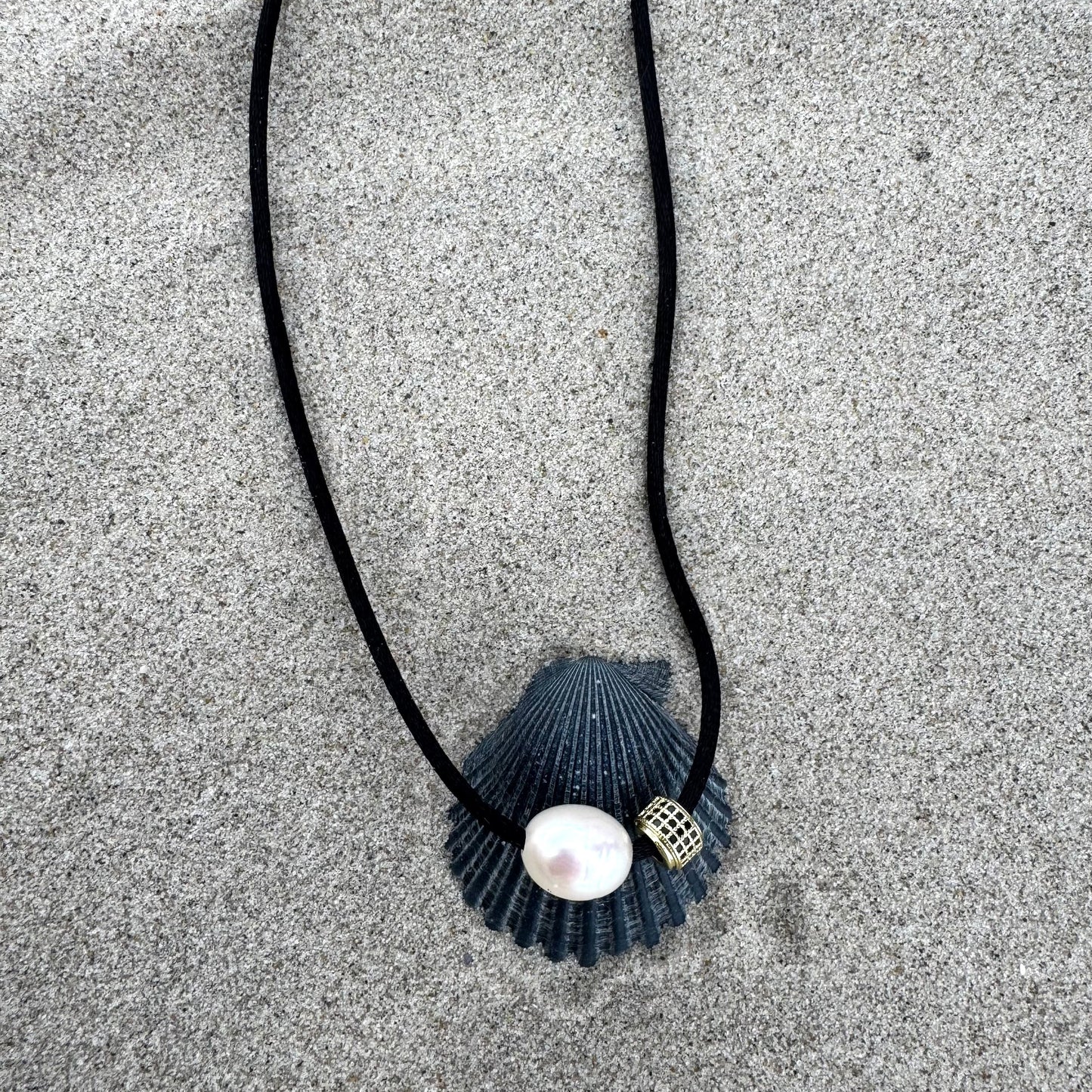 Black Pearl Necklace